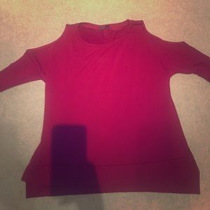 Boutique cold shoulder sweater